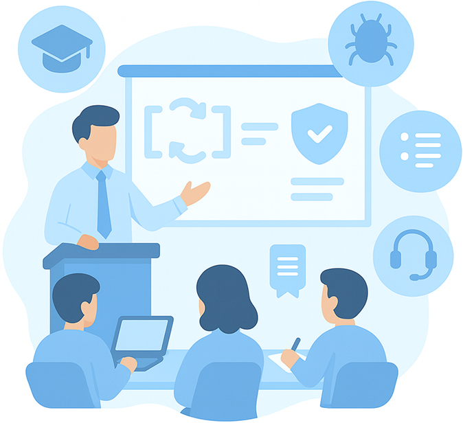 Corporate LMS Illustration